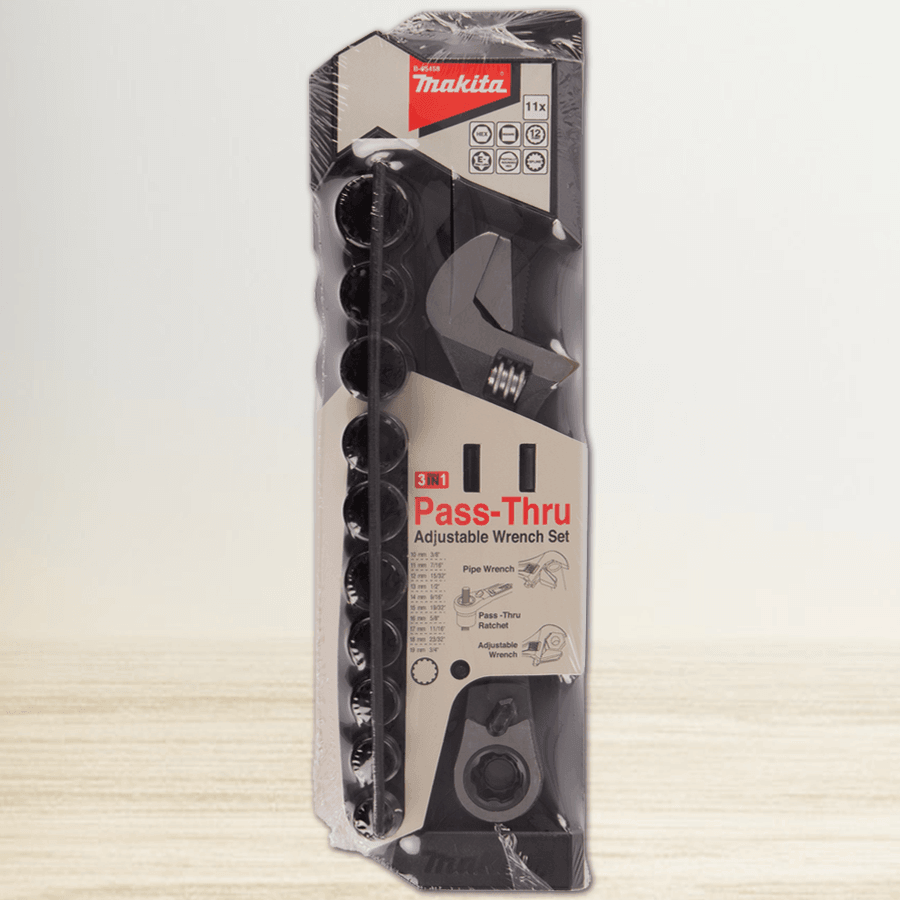 Makita B-65458 11pcs Pass-Thru Adjustable Wrench Set - KHM Megatools Corp. Makita B-65458 11pcs Pass-Thru Adjustable Wrench Set - KHM Megatools Corp.